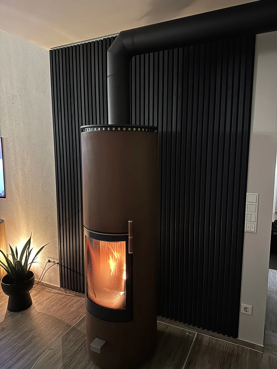 Akustikpaneele Schwarze Eiche | XL 300 cm x 60 cm | Dreiseitig Echtholzfurnier - Image 3