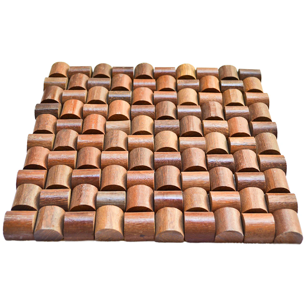 Holz Mosaikpaneele | Arisauro | 30×30 cm | Holzfliese - Image 4