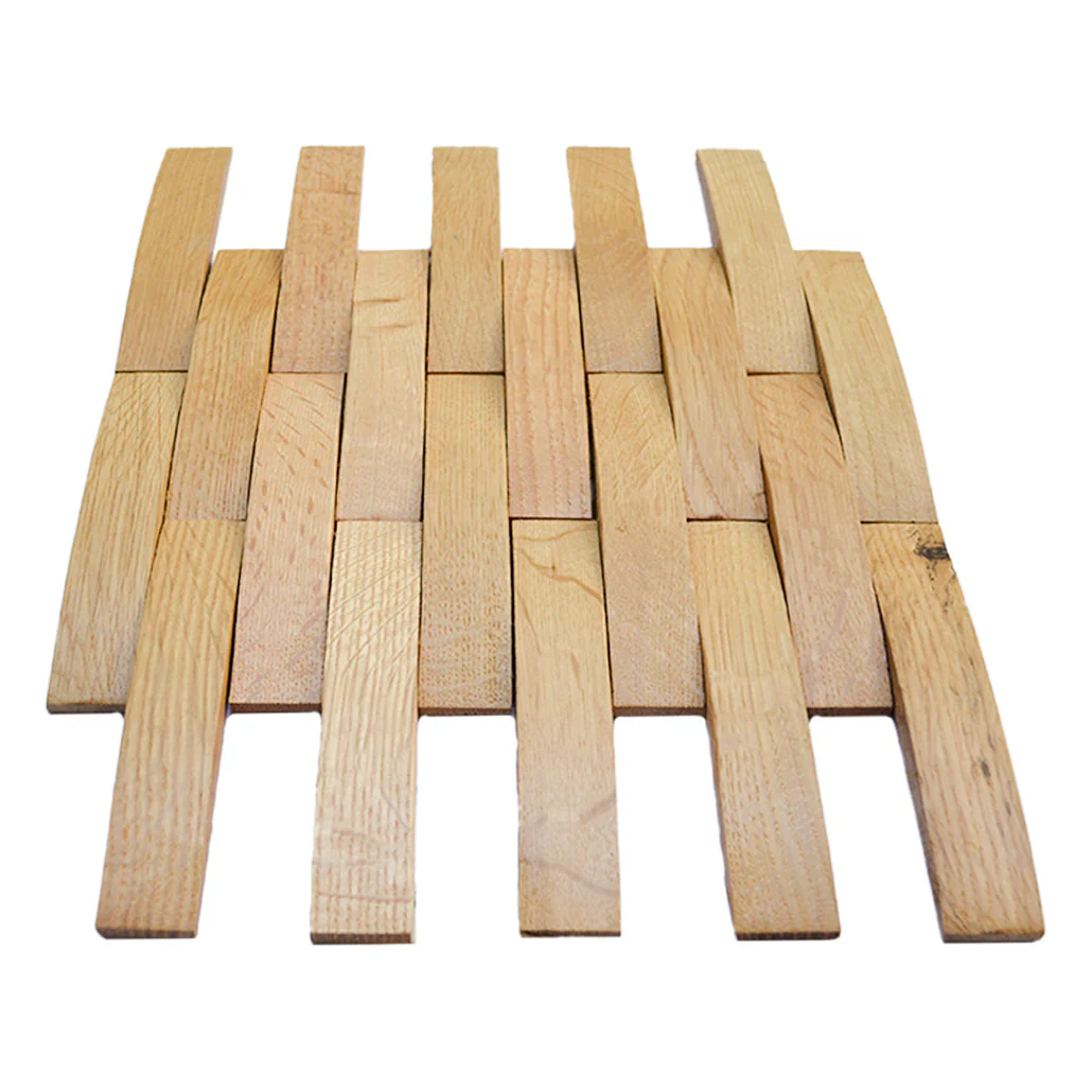 Holz Mosaikpaneele | Eiche Hell | 30×30 cm | Holzfliese - Image 5