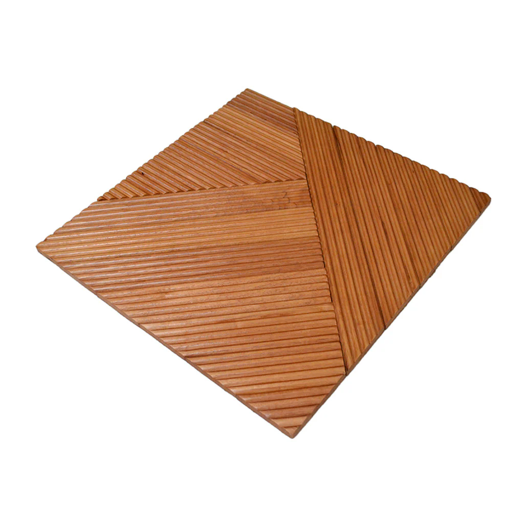 Holz Mosaikpaneele | Xilan XL | 40×40 cm | Holzfliese - Image 3